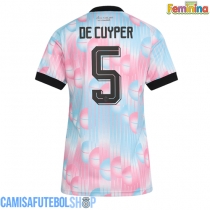 Camisa de time de futebol Bélgica Maxim De Cuyper #5 Replicas 2º Equipamento Feminina Mundo 2026 Manga Curta